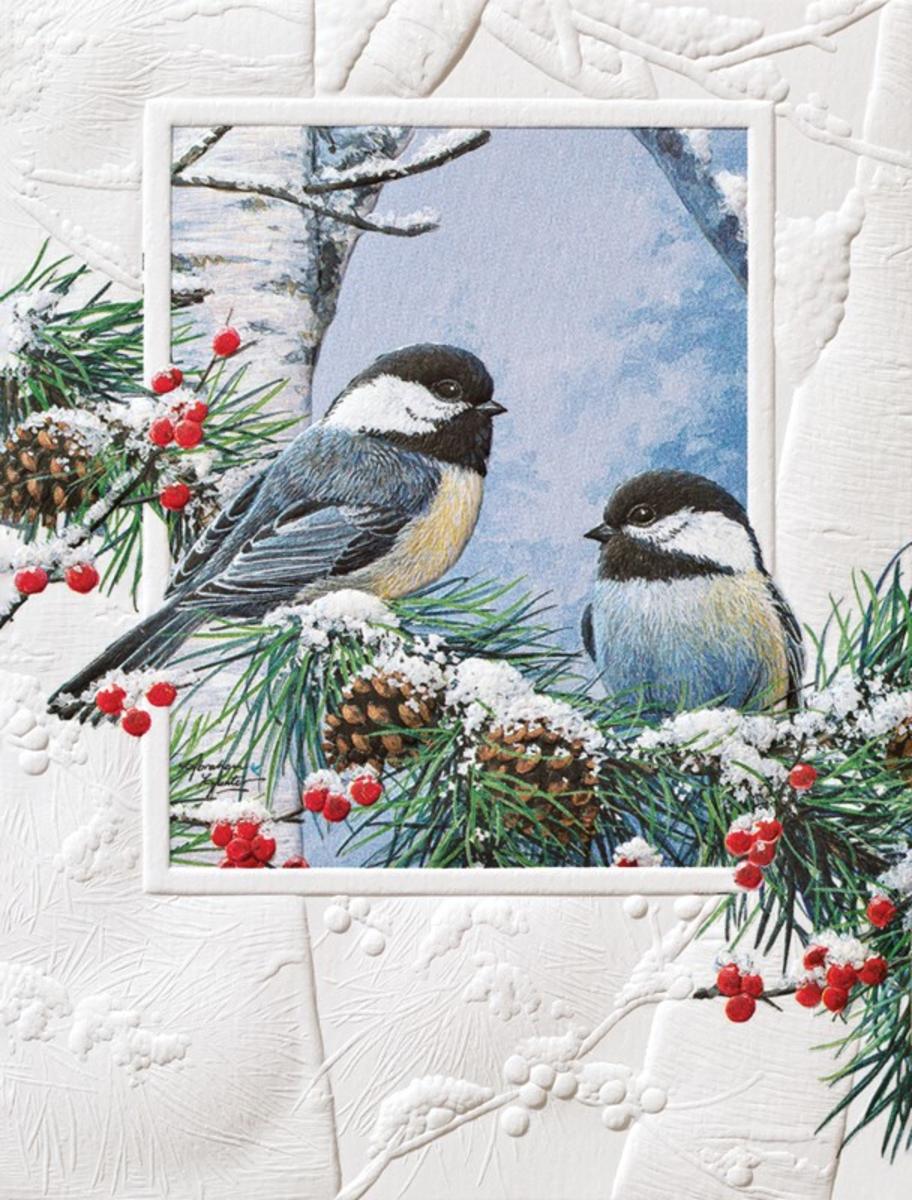 Chickadee Duo | Boxed Christmas Cards