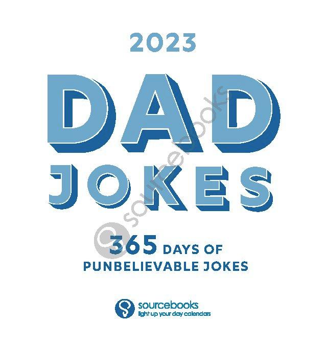 Huckleberry Books Inc | 2023 Dad Jokes Boxed Calendar