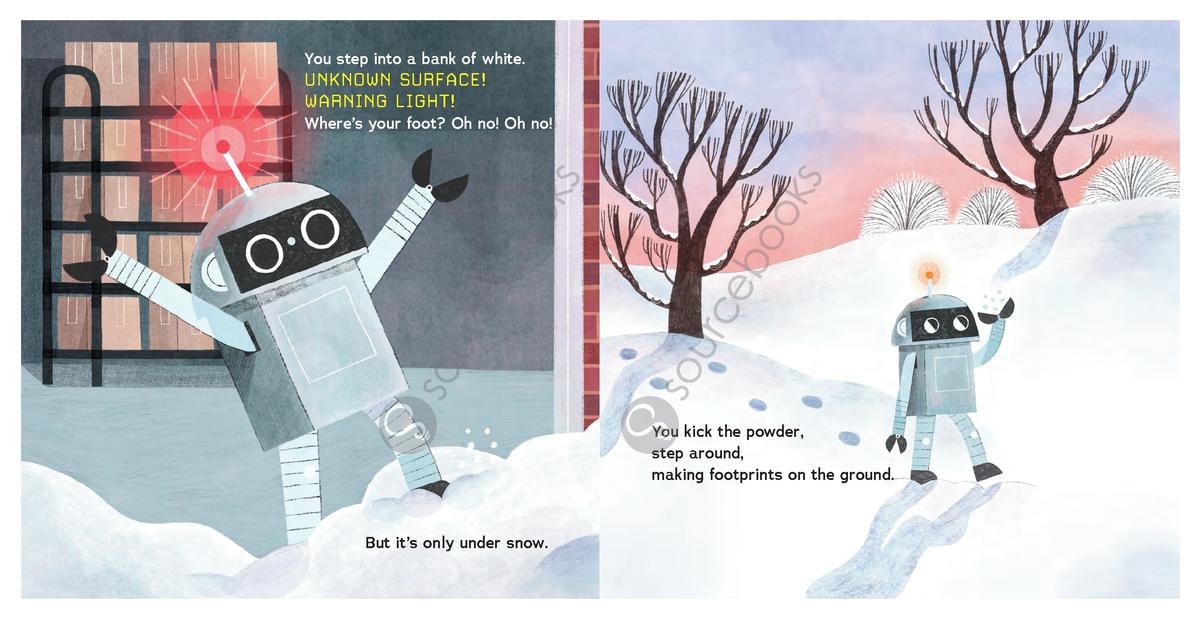 Robot's First Snow by Billy Sharff | Blue House Books