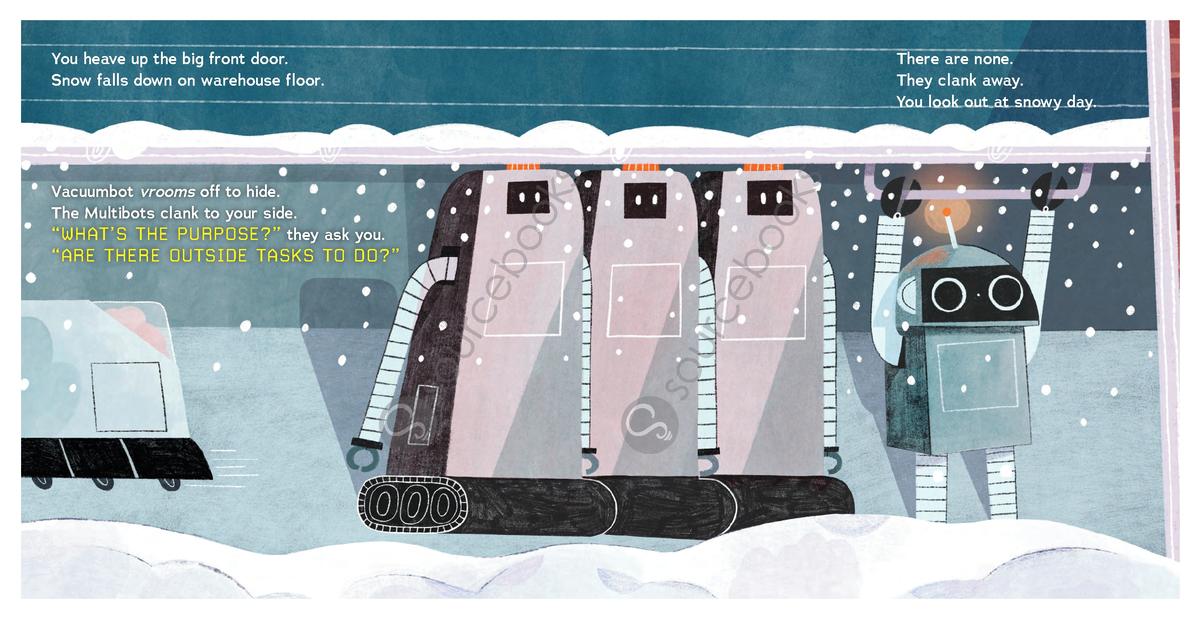 Robot's First Snow by Billy Sharff | Blue House Books