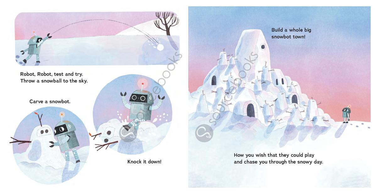 Robot's First Snow by Billy Sharff | Blue House Books