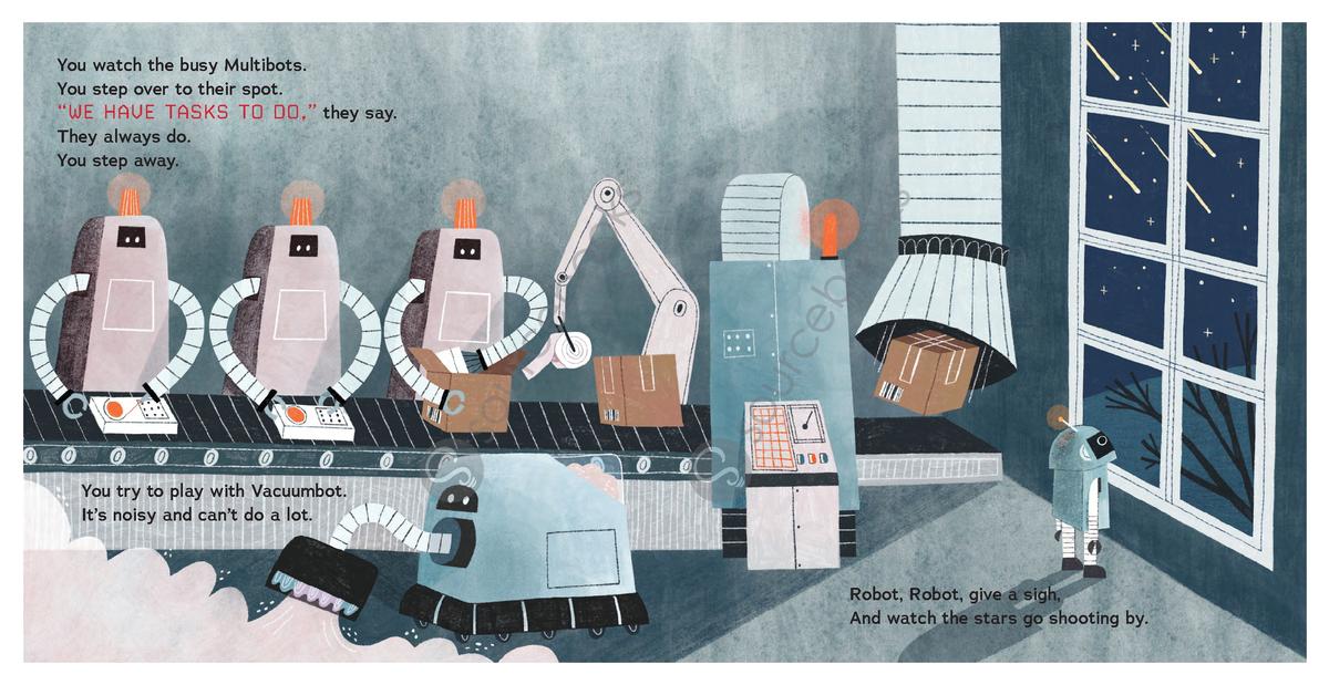 Robot's First Snow by Billy Sharff | Blue House Books