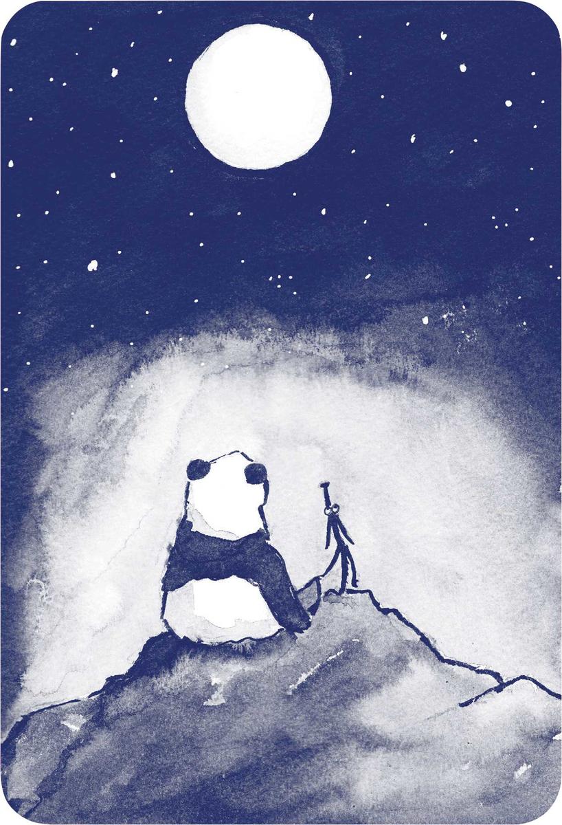 Big Panda and Tiny Dragon Affirmation Cards by James Norbury