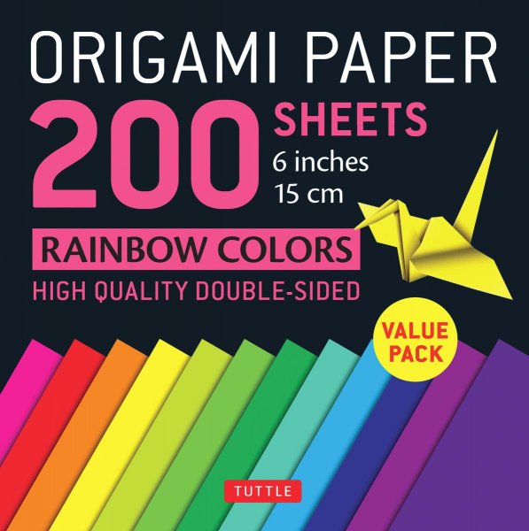 Origami Paper Geometric Designs 49 Sheets 6 3/4 (17 Cm): Large Tuttle Origami Paper: Origami Sheets Printed with 6 Different Patterns (Instructions for 6 Projects Included)