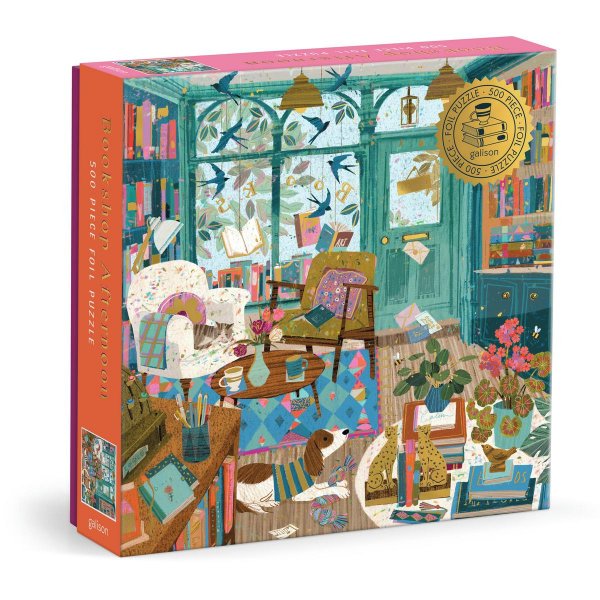 Galison · Michael Storrings Haunted House 500 Piece Glow In The Dark Puzzle (GAME) (2025
