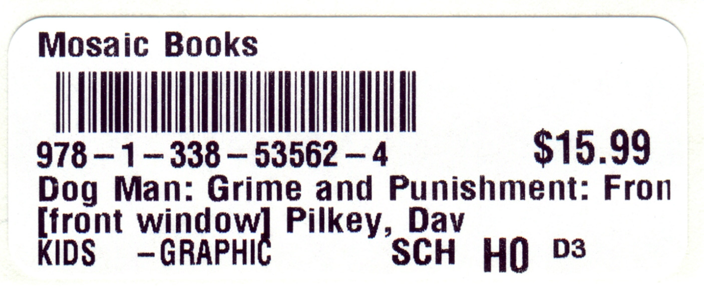 Secondary Location on Standard Book Label